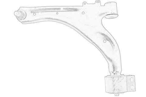 Piese Auto - Brat suspensie roata Stanga inferior fata 20 mm (set) potrivit CHEVROLET ORLANDO 1.4-2.0D 02.11-