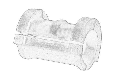Amortizoare caroserie - Bucsa bara stabilizatoare fata (cauciuc) potrivit MAZDA DEMIO 1.3/1.5 08.98-07.03