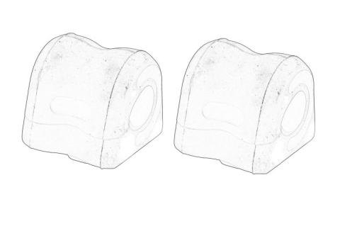 Piese Auto - Bucsa bara stabilizatoare fata Dreapta/Stanga (3/5 usa; set) potrivit HONDA CIVIC VIII 1.4 10.08-12.11