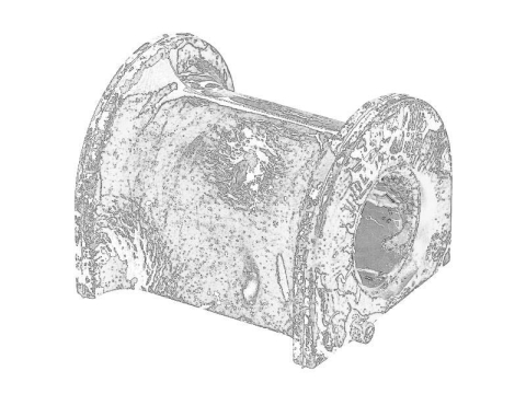 Amortizoare caroserie - Bucsa bara stabilizatoare Fata Dreapta/Stanga (diametru interior: 22mm) potrivit VW CALIFORNIA T5 CAMPER 1.9 TDI/2.0/2.0 BiFuel/2.0 BiTDI/2.0 BiTDI 4motion/2.0 CNG/2.0 TDI/2.0 TDI 4motion/2.0