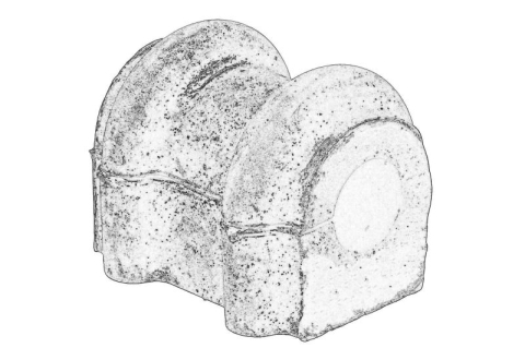 Amortizoare caroserie - Bucsa bara stabilizatoare spate Dreapta/Stanga potrivit KIA CARNIVAL III 2.2D/2.7/2.9D 04.06-06.15