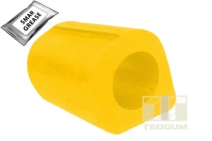 Elemente directie - Bucsa suspensie, 1 buc., fata, stanga/dreapta, interior, rigiditate: 90 Sha, potrivit MERCEDES LK/LN2 4.0D/4.2D/6.0D 01.84-12.98