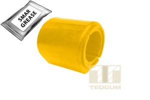 Elemente directie - Bucsa suspensie, 1 buc., fata, stanga/dreapta, interior, rigiditate: 90 Sha, potrivit MERCEDES LK/LN2 4.0D/4.2D/6.0D 01.84-12.98