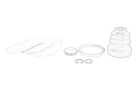 Planetara - Burduf cauciuc cap planetara Interior (36mm; cu inel de blocare; cu unsoare si benzi) potrivit RENAULT CLIO II, CLIO II/HATCHBACK, GRAND SCENIC II, SCENIC II 1.5D 06.01-