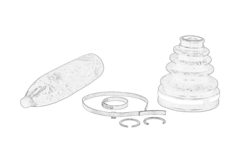 Planetara - Burduf cauciuc cap planetara (interior) potrivit LEXUS GX; TOYOTA 4 RUNNER IV, FJ CRUISER, LAND CRUISER PRADO 3.0D/4.0/4.7 11.01-01.18