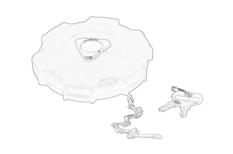 Elemente rezervor combustibil - Buson rezervor combustibil (cu blocare cu cheie) potrivit IVECO EUROCARGO I-III, EUROSTAR, EUROTECH MH, EUROTECH MP, EUROTECH MT, EUROTRAKKER, MAGIRUS, STRALIS I, TECTOR I 01.92-