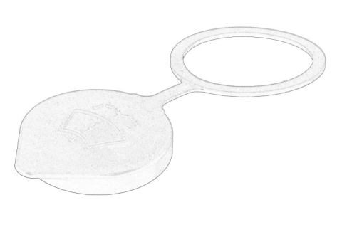 Spalator parbriz - Buson rezervor lichid spalare parbriz potrivit SUZUKI SWIFT III 02.05-