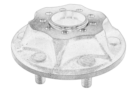 Butuc roata - Butuc roata potrivit IVECO DAILY IV, DAILY V 05.06-02.14