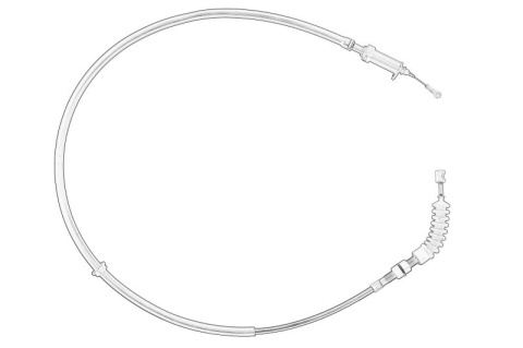 Cablu acceleratie - Cablu acceleratie (1720mm) potrivit IVECO EUROCARGO I-III 8060.25R.4200-F4BE0611A 01.91-09.15