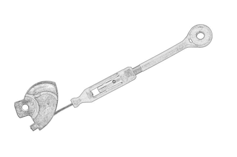 Cablu acceleratie - Cablu acceleratie potrivit AUDI A4 B5, A6 C4, A6 C5; VW PASSAT B5 1.9D/1.9DH/2.5D 06.94-01.05