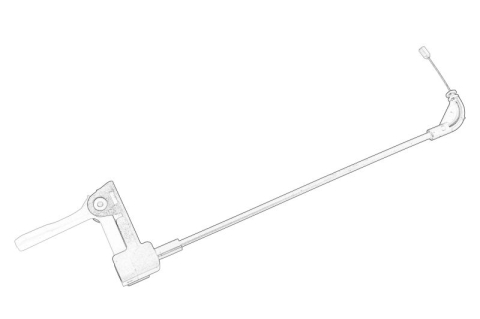 Caroserie - Cablu capota motor (cu prindere; Partea fata) potrivit RENAULT CLIO V 1.0-1.6H 06.19-