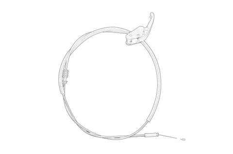 Caroserie - Cablu capota motor (cu prindere) potrivit RENAULT KANGOO, KANGOO BE BOP, KANGOO EXPRESS, KANGOO II 1.2-Electric 04.05-