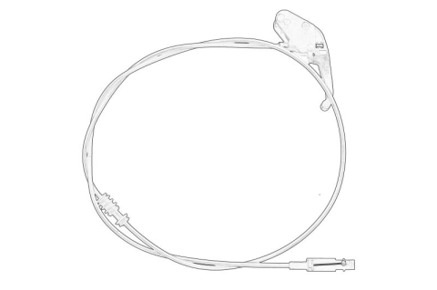 Caroserie - Cablu capota motor (cu prindere) potrivit RENAULT MEGANE II, MEGANE II/KOMBI 1.4-2.0D 09.02-