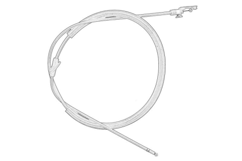 Caroserie - Cablu capota motor potrivit SEAT MII; SKODA CITIGO, E-CITIGO; VW UP! 1.0/1.0CNG/Electric 08.11-