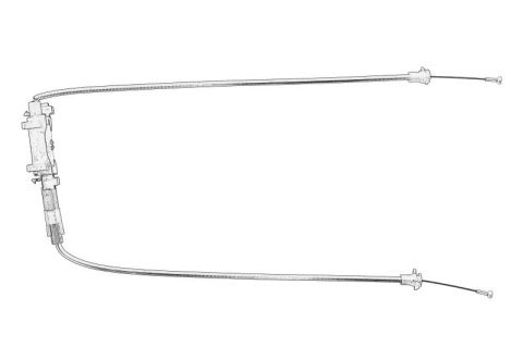 Piese Auto - Cablu capota motor (pt incuietori; tija centrala) potrivit AUDI A1 1.0-2.0D 05.10-10.18