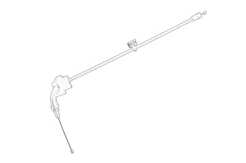 Caroserie - Cablu deschidere capota motor Dreapta potrivit FORD TOURNEO CUSTOM V362, TRANSIT CUSTOM V362 1.0H-2.2D 09.12-12.23