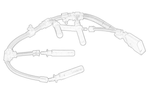 Cablu electric pentru bujii incandescente (numar pini: 5) potrivit VW TRANSPORTER T5 2.5D 04.03-11.09