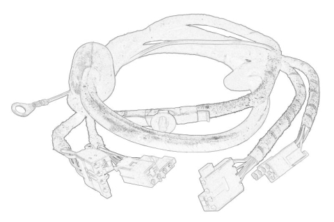 Piese Auto - Cablu electric pentru capacul portbagajului potrivit SEAT CORDOBA 1.2-2.0 09.02-11.09