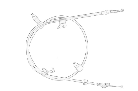 Piese Auto - Cablu frana mana Dreapta potrivit TOYOTA AURIS, COROLLA 1.3-1.8 10.12-08.19