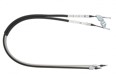 Franare - Cablu frana mana Mijloc/Spate Dreapta/Stanga (1455mm/1225mm/1455mm/1225mm) potrivit OPEL VECTRA B 1.6-2.6 09.95-07.03