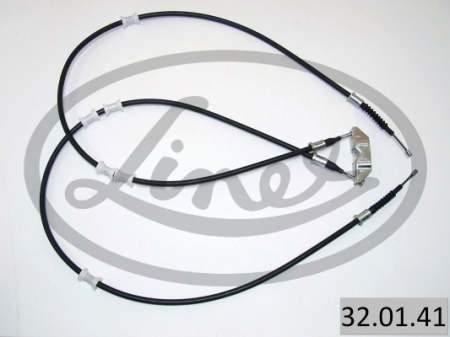 Cablu frana mana Mijloc/Spate Dreapta/Stanga (1455mm/1226mm/1455mm/1226mm) potrivit OPEL VECTRA B 1.6-2.6 09.95-07.03 [1]