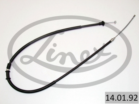 Cablu frana mana Spate Dreapta (1434mm/1190mm) potrivit FIAT PANDA 1.1/1.2/1.3D 09.03- [1]