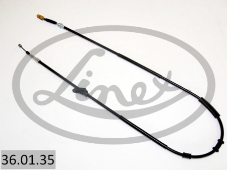 Cablu frana mana Spate Dreapta (1812mm/1591mm, tip frana: disc) potrivit MG MG ZR; ROVER 200 II, 25 I 1.1-2.0D 11.95-05.05 [1]