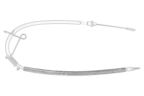 Piese Auto - Cablu frana mana spate Dreapta potrivit FORD TOURNEO CUSTOM V362, TRANSIT CUSTOM V362, TRANSIT V363 2.0D/2.2D 09.12-
