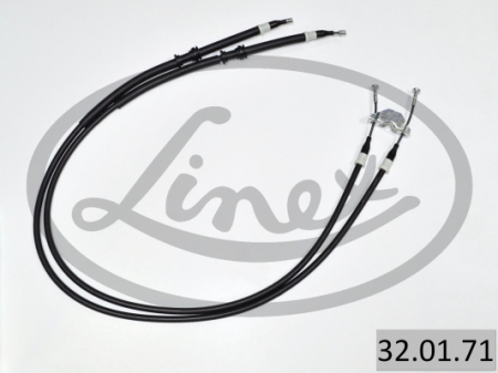 Cablu frana mana Spate Dreapta/Stanga (1355mm/1157mm/1157mm, tip frana: tambur) potrivit OPEL ZAFIRA A 1.6/1.6CNG/1.8 04.99-06.05 [1]