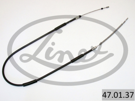 Cablu frana mana Spate Dreapta/Stanga (1455mm/1010mm) potrivit VW TRANSPORTER T3 1.6-2.1 05.79-07.92 [1]