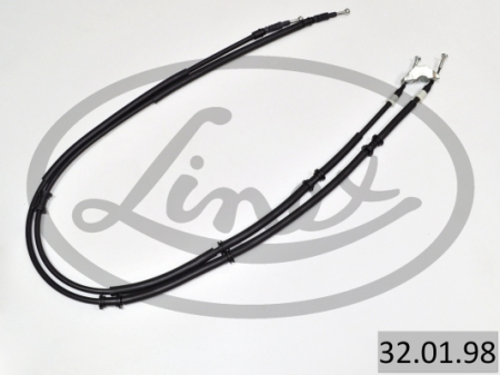Cablu frana mana Spate Dreapta/Stanga (1587mm/1400mm/1587mm/1400mm, tip frana: disc) potrivit OPEL ASTRA G, ASTRA G CLASSIC, ASTRA G/KOMBI 1.2-2.2D 02.98-12.09 [1]
