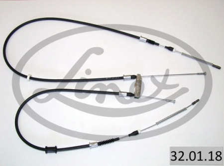 Cablu frana mana Spate Dreapta/Stanga (1689mm/1092mm/1274mm/681mm) potrivit OPEL ASTRA F, ASTRA F CLASSIC 1.4-2.0 09.91-08.02 [1]