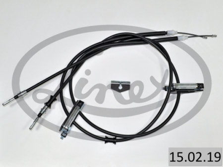 Cablu frana mana Spate Dreapta/Stanga (1770mm/1590mm/1770mm/1590mm) potrivit FORD FOCUS I, FOCUS I/KOMBI 1.4-2.0 10.98-03.05 [1]