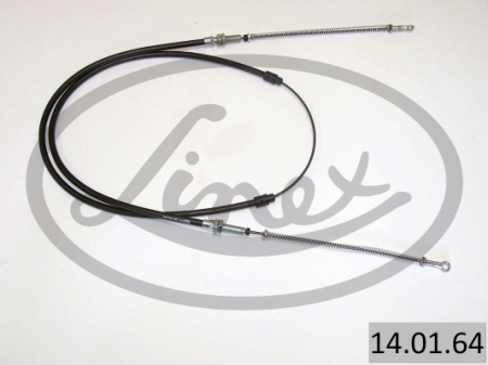 Cablu frana mana Spate Dreapta/Stanga (2342mm/718mm/718mm) potrivit FIAT 126; FSO 126P 0.6/0.65/0.7 09.72-09.00 [1]