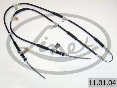 Cablu frana mana Spate Dreapta/Stanga (2827mm/1237mm/1237mm) potrivit CHEVROLET SPARK; DAEWOO MATIZ 0.8/1.0 09.98- [1]