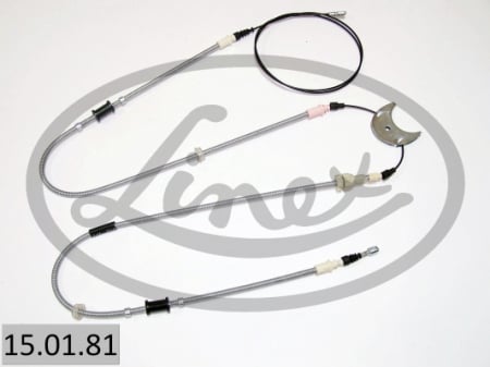 Cablu frana mana Spate Dreapta/Stanga (3760mm/960mm/1028mm) potrivit FORD SCORPIO II 2.0/2.5D/2.9 10.94-08.98 [1]