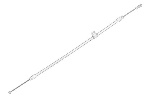 Piese Auto - Cablu frana mana Spate potrivit JEEP COMMANDER, GRAND CHEROKEE III 3.0-6.1 10.04-