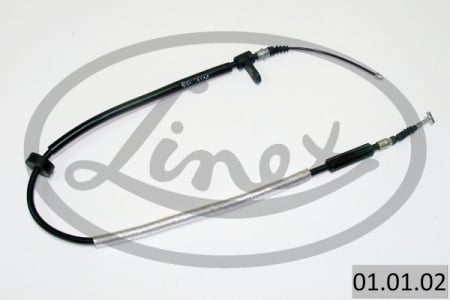 Cablu frana mana Spate Stanga (1256mm/985mm) potrivit ALFA ROMEO 156, GT 1.6-3.2 02.97-09.10 [1]