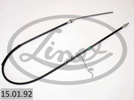 Cablu frana mana Spate Stanga (1590mm/1290mm) potrivit FORD TRANSIT 2.3/2.4D 01.00-05.06 [1]