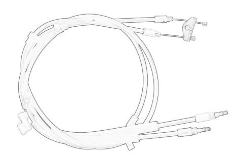 Piese Auto - Cablu frana mana Spate Stanga (tip frana: disc) potrivit FORD GRAND C-MAX 1.0-2.0D 12.10-06.19