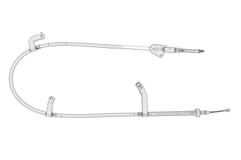 Piese Auto - Cablu frana mana Stanga potrivit HYUNDAI I30 1.0-2.0 11.16-
