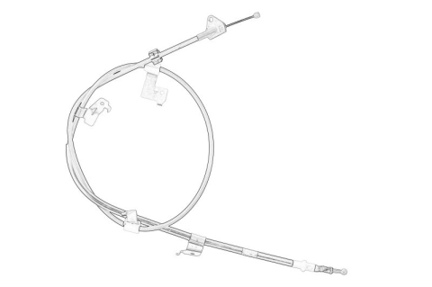 Piese Auto - Cablu frana mana Stanga potrivit TOYOTA AURIS, COROLLA 1.3-1.8 10.12-08.19