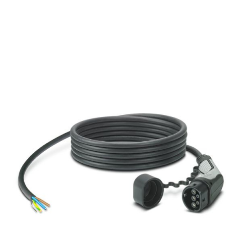 Cablu incarcator drept CHARX Connect, numar faze: 1, tip priză: 2, 5m, 7,4kW, 32A, 6mm², negru/gri potrivit DS DS 3 / DS 3, DS 4 II, DS 7, DS 9; IVECO DAILY V, DAILY VI 11117165-ZYA 10.83- [1]