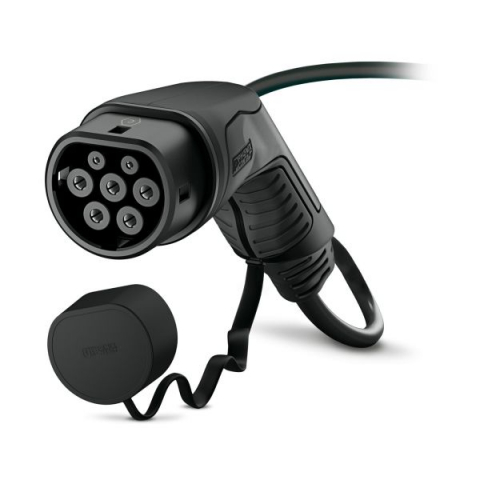 Electrice - Cablu incarcator drept CHARX Connect, numar faze: 3, tip priză: 2, 4m, 22kW, 32A, 6mm², negru potrivit DS DS 3 / DS 3, DS 4 II, DS 7, DS 9; IVECO DAILY V, DAILY VI, E-WAY 11117165-ZYA 10.83-