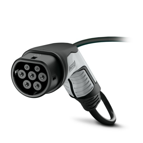 Cabluri - Cablu incarcator drept CHARX Connect, numar faze: 3, tip priză: 2, 5m, 11kW, 20A, 2,5mm², negru/gri potrivit DS DS 3 / DS 3, DS 4 II, DS 7, DS 9; IVECO DAILY V, DAILY VI 11117165-ZYA 10.83-