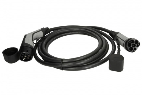 Cablu incarcator drept CHARX Connect, numar faze: 3, tip priză: 2, 5m, 11kW, 20A, 2,5mm², negru/gri potrivit DS DS 3 / DS 3, DS 4 II, DS 7, DS 9; IVECO DAILY V, DAILY VI 11117165-ZYA 10.83- [1]