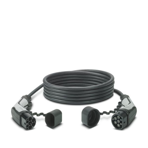 Cablu incarcator drept CHARX Connect, numar faze: 3, tip priză: 2, 5m, 11kW, 20A, 2,5mm², negru/gri potrivit DS DS 3 / DS 3, DS 4 II, DS 7, DS 9; IVECO DAILY V, DAILY VI 11117165-ZYA 10.83- [2]