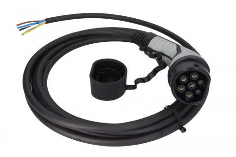 Cablu incarcator drept CHARX Connect, numar faze: 3, tip priză: 2, 5m, 11kW, 20A, 2,5mm², negru/gri potrivit DS DS 3 / DS 3, DS 4 II, DS 7, DS 9; IVECO DAILY V, DAILY VI 11117165-ZYA 10.83- [2]