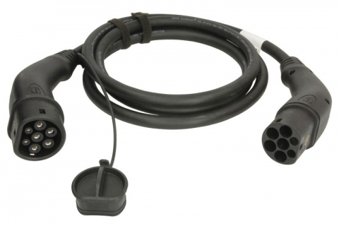 Cabluri - Cablu incarcator drept Harting, numar faze: 3, tip priză: 2, 2,5m, 22kW, 32A, 6mm², negru potrivit DS DS 3 / DS 3, DS 4 II, DS 7, DS 9; IVECO DAILY V, DAILY VI, E-WAY 11117165-ZYA 10.83-