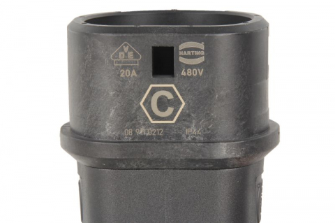 Cablu incarcator drept Harting, numar faze: 3, tip priză: 2, 5m, 11kW, 20A, 2,5mm², negru potrivit DS DS 3 / DS 3, DS 4 II, DS 7, DS 9; IVECO DAILY V, DAILY VI, E-WAY 11117165-ZYA 10.83- [3]